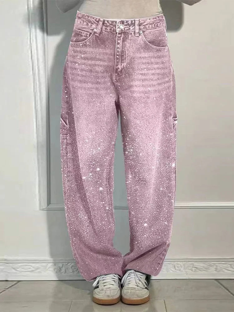 Vintage Baggy Rhinestone Baggy