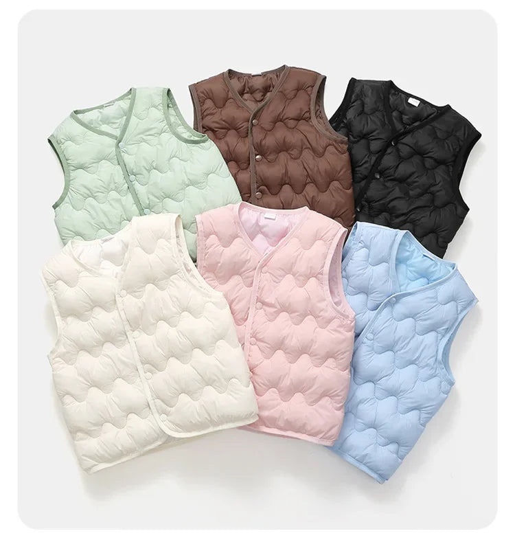 Sleeveless Outerwear Vest for Kids