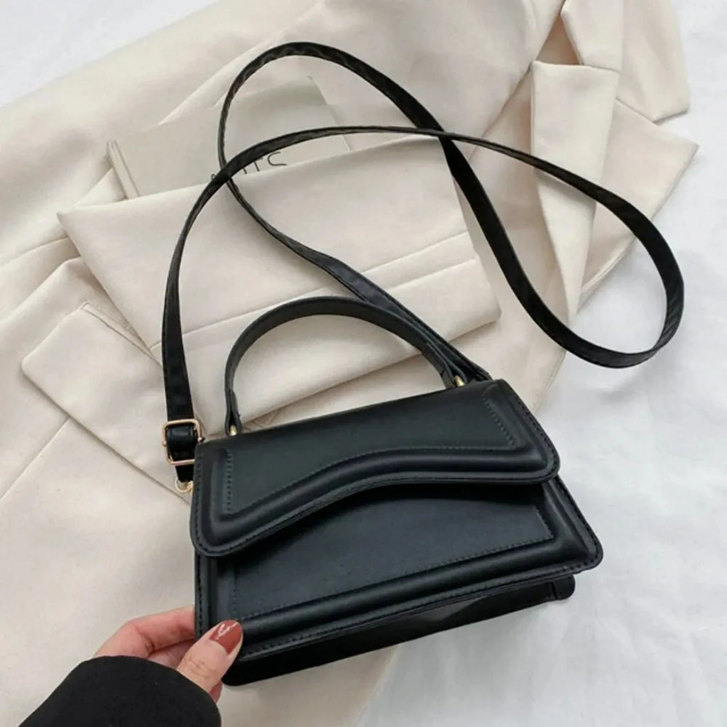 Leather Messenger Shoulder Bag