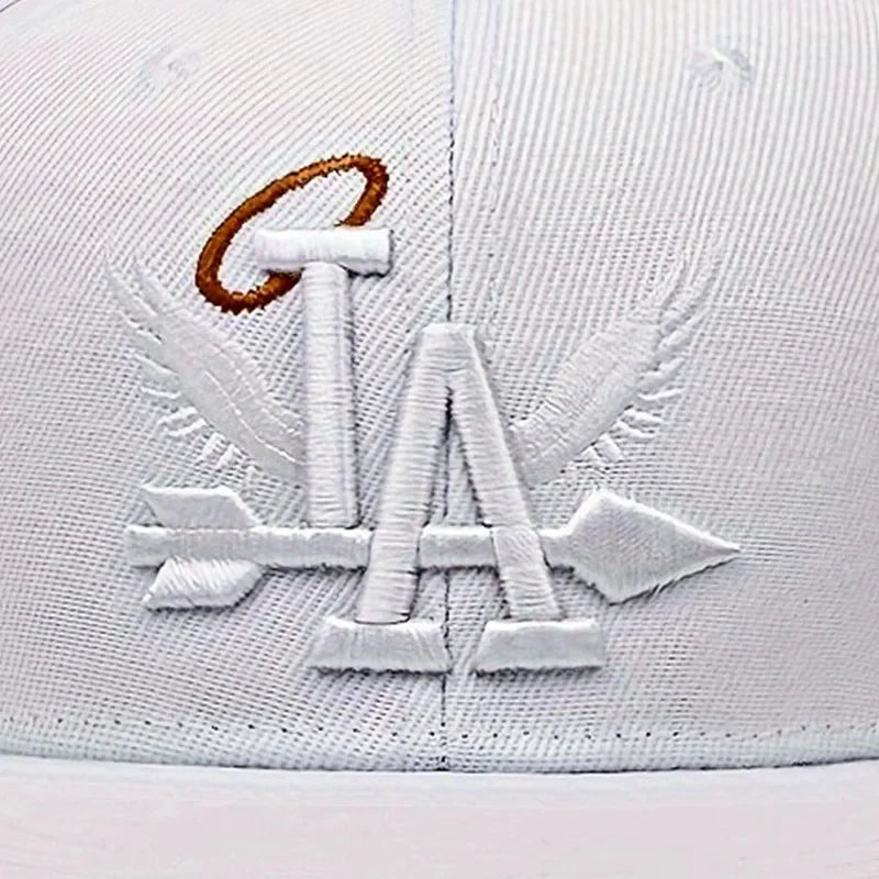 Los Angeles Snapback Hat Angel Wings