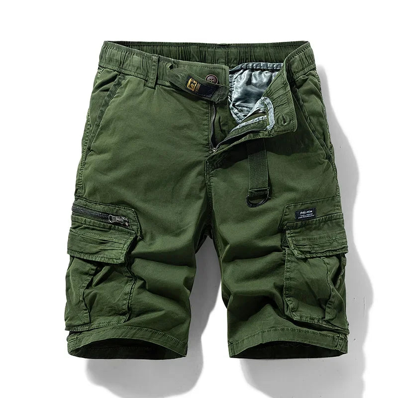 New Men Summer Cotton Cargo Camouflage Shorts Men Clothing Casual Breeche Bermuda Beach Jogger Shorts Male Hot Dropshipping