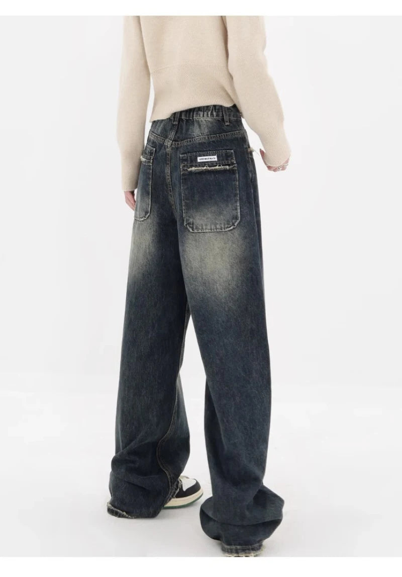 High Waisted Denim Pants