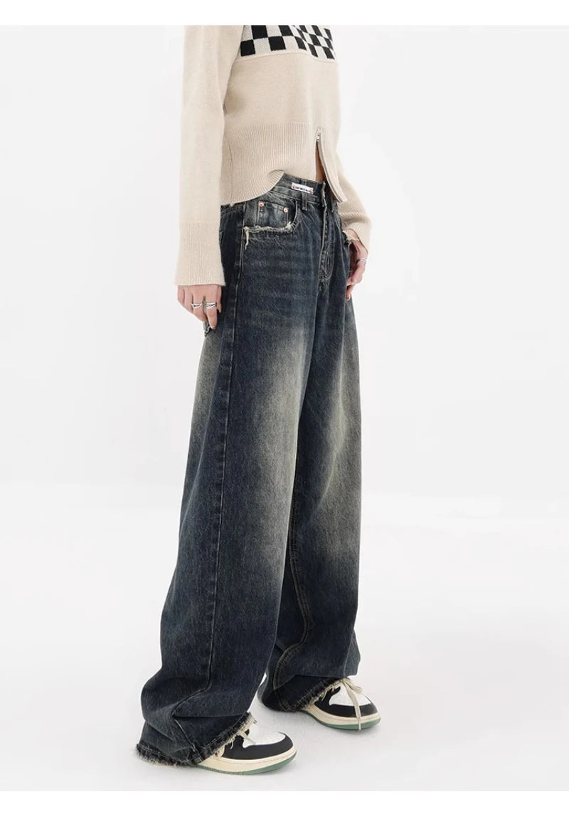 High Waisted Denim Pants