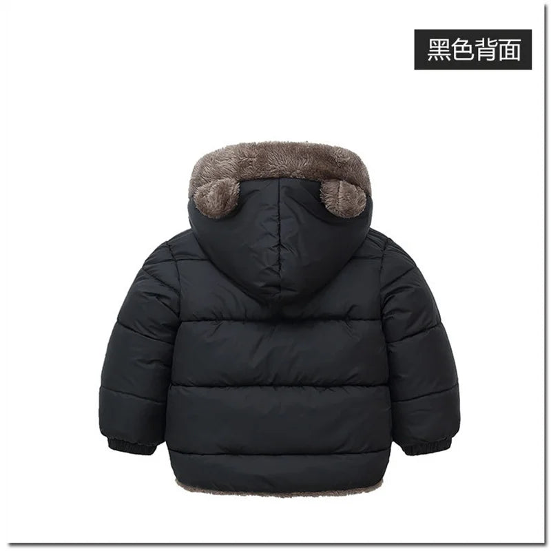 Velvet Fur Hoodie for Kids