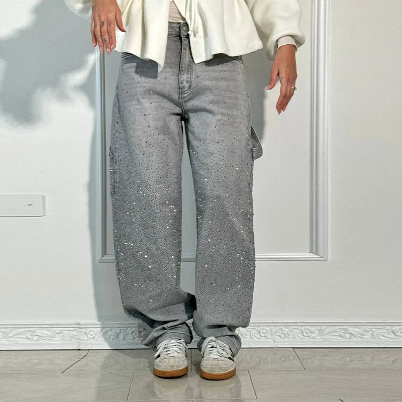 Vintage Baggy Rhinestone Baggy