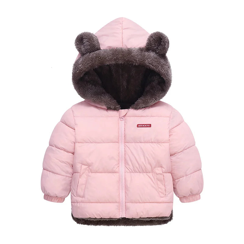 Velvet Fur Hoodie for Kids