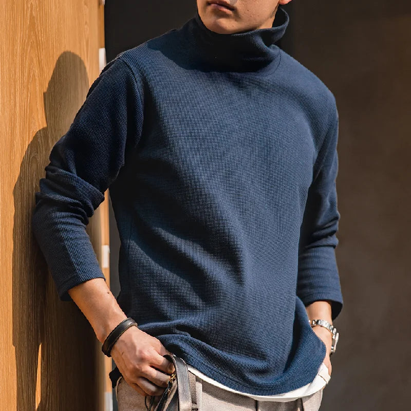 Maden Knitted Turtleneck Sweaters Men's