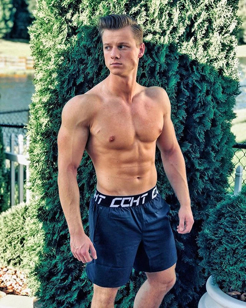 Lightweight Men's Shorts Elasticated Tights Shorts Workout Jogger Casual Slim Beach Shorts Men Shorts