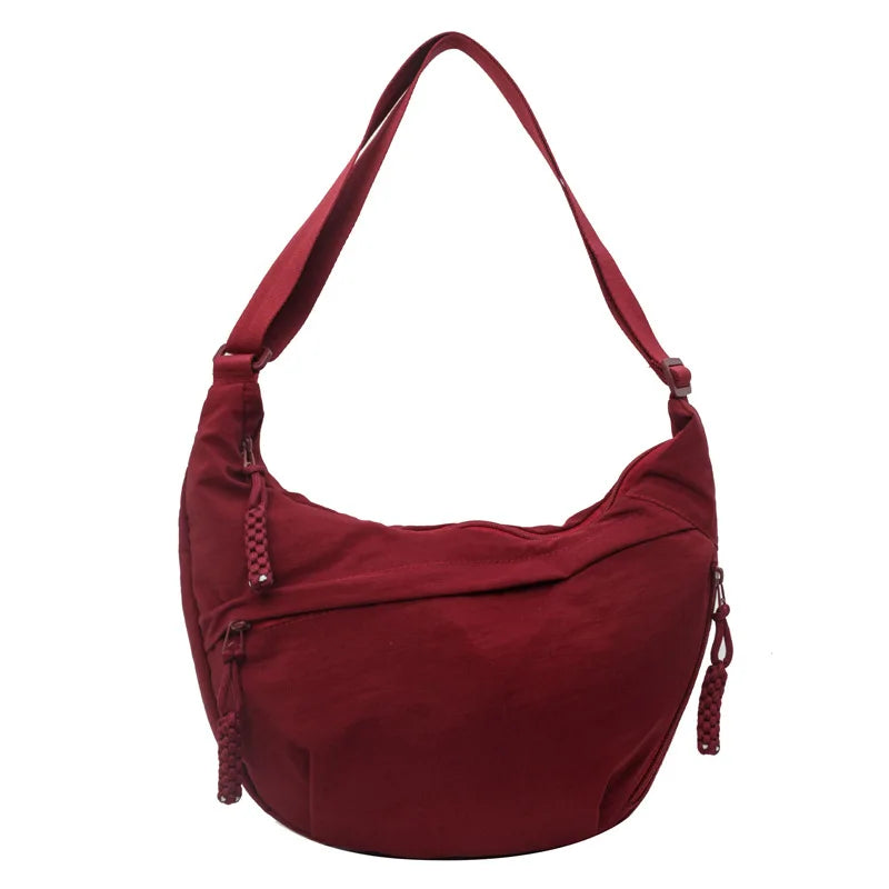 Nylon Fabric Shoulder Bag
