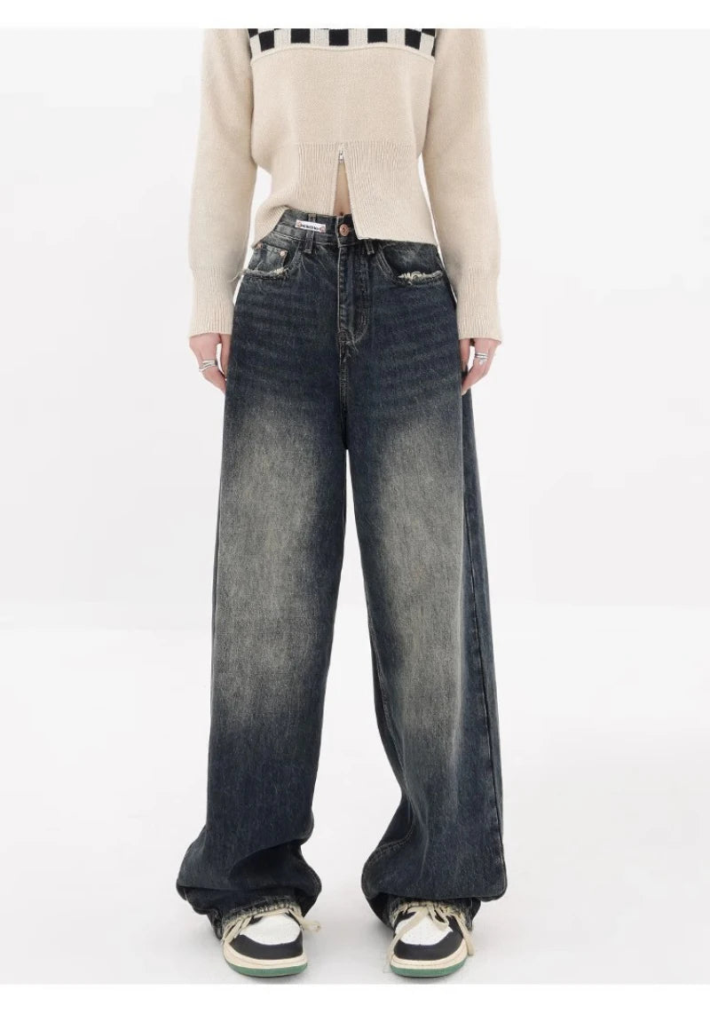 High Waisted Denim Pants