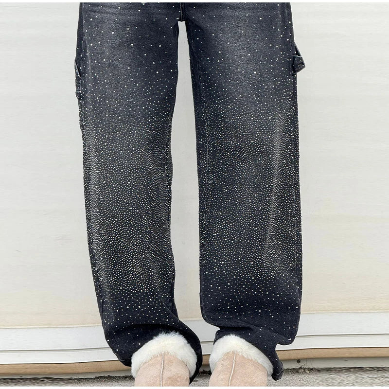 Vintage Baggy Rhinestone Baggy