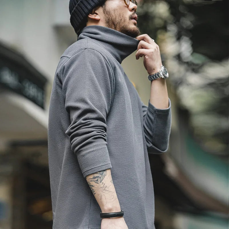 Maden Knitted Turtleneck Sweaters Men's