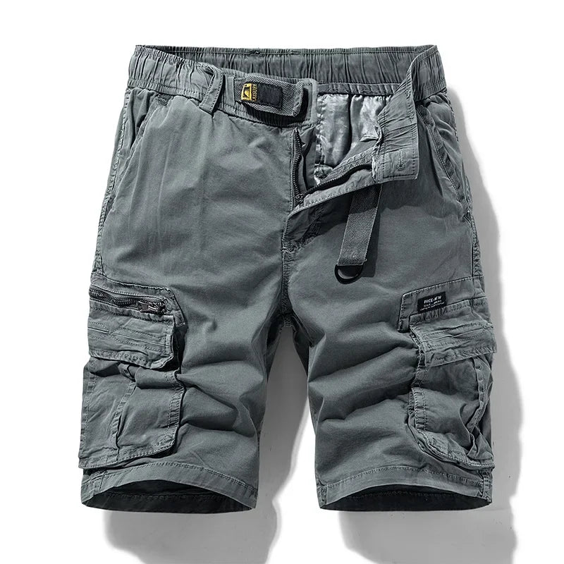 New Men Summer Cotton Cargo Camouflage Shorts Men Clothing Casual Breeche Bermuda Beach Jogger Shorts Male Hot Dropshipping