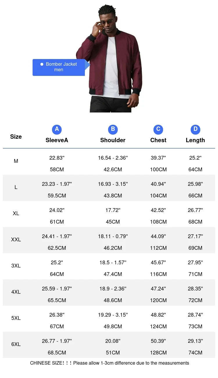 Lightweight Bomber Casual Jacket