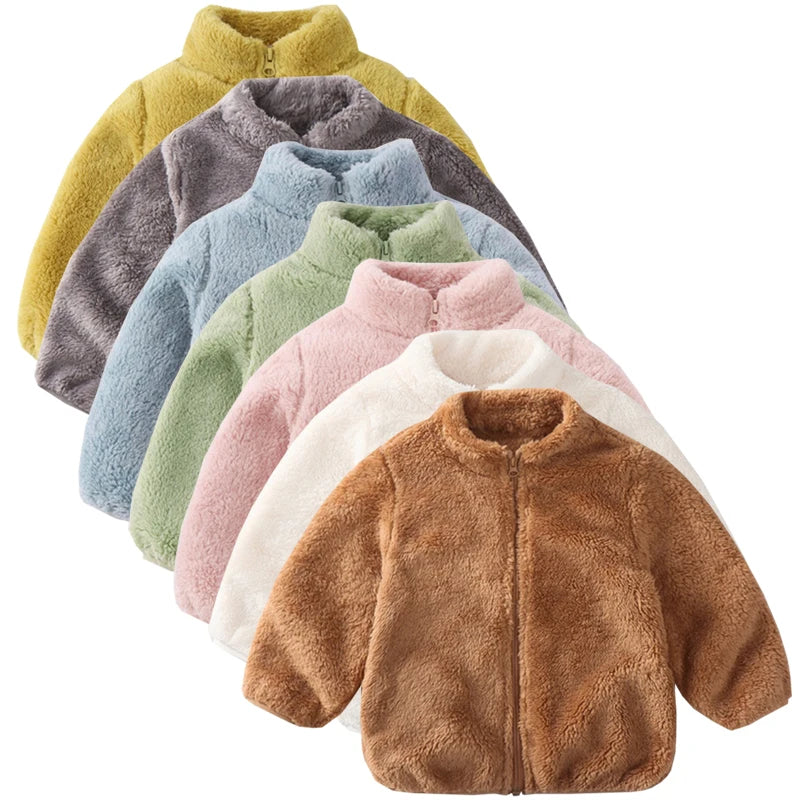 Double Sided Velvet Fleece Coat