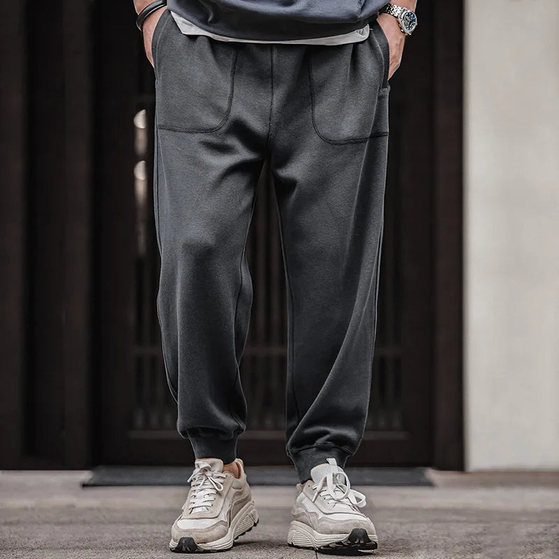 Maden Drawstring Knitted Tapered Sweatpants