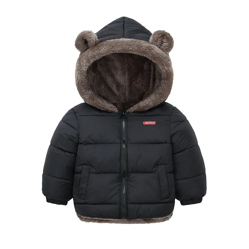 Velvet Fur Hoodie for Kids