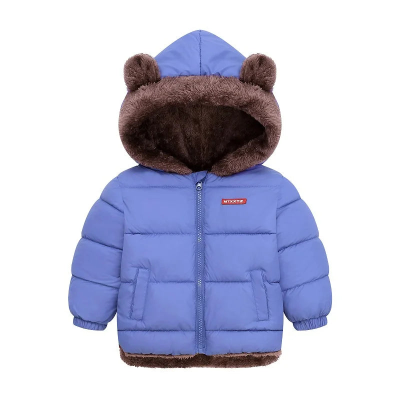 Velvet Fur Hoodie for Kids