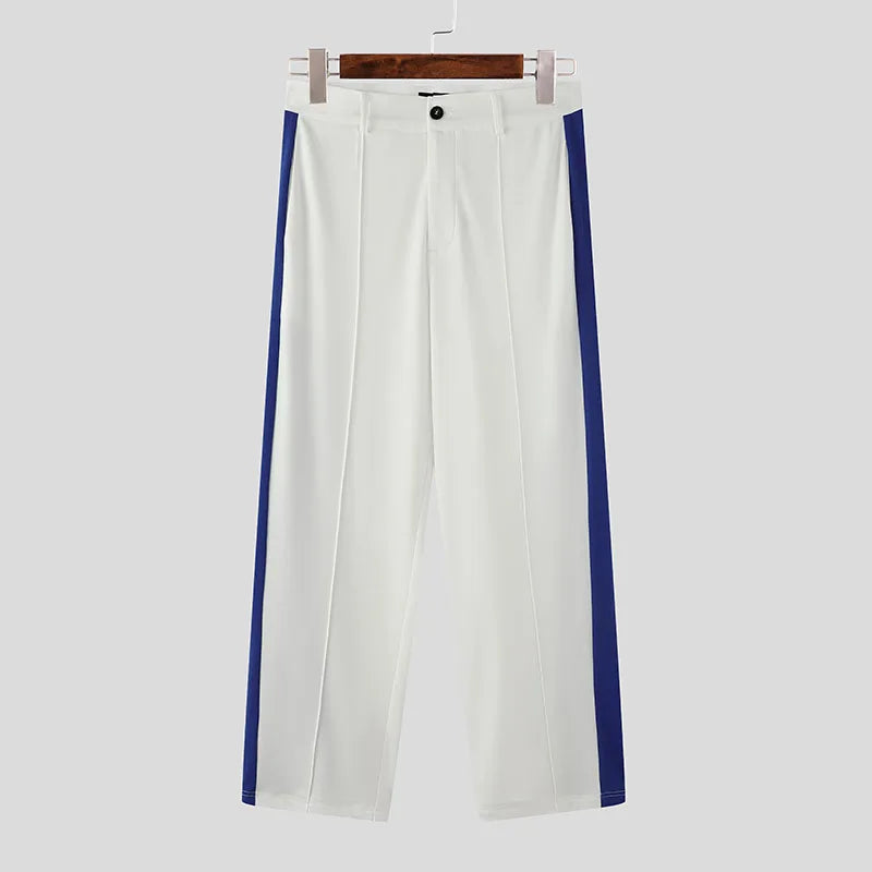 Color Blocking Splicing Pant