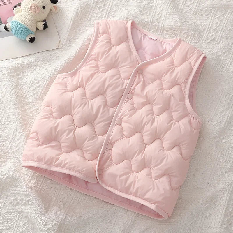 Sleeveless Outerwear Vest for Kids