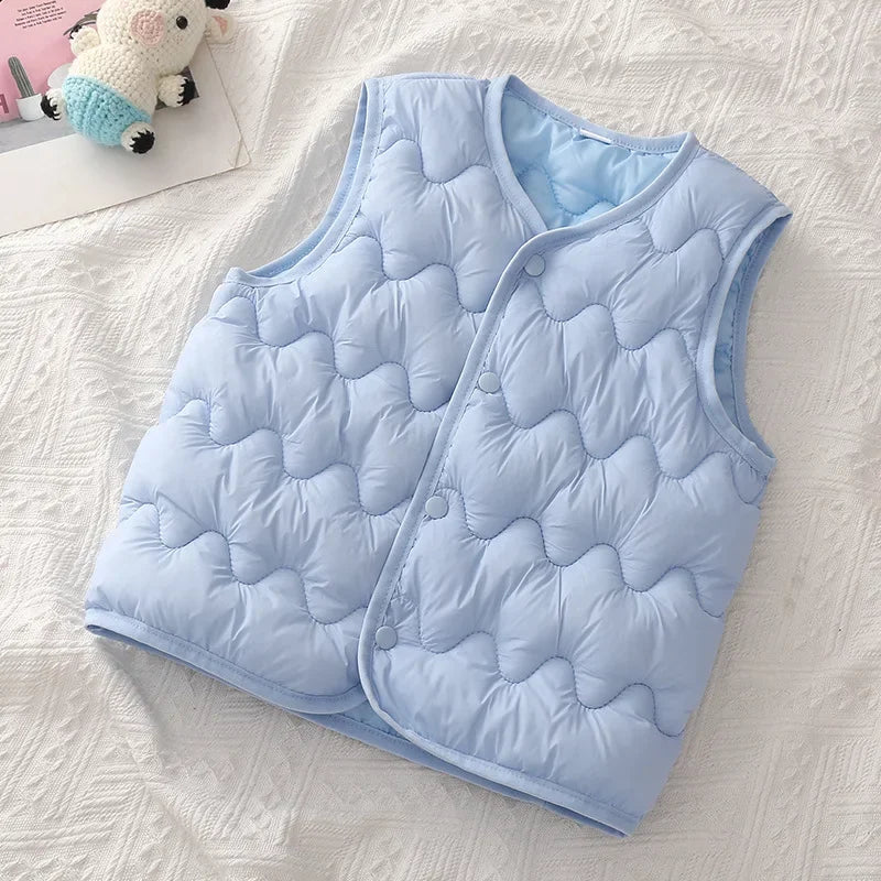 Sleeveless Outerwear Vest for Kids