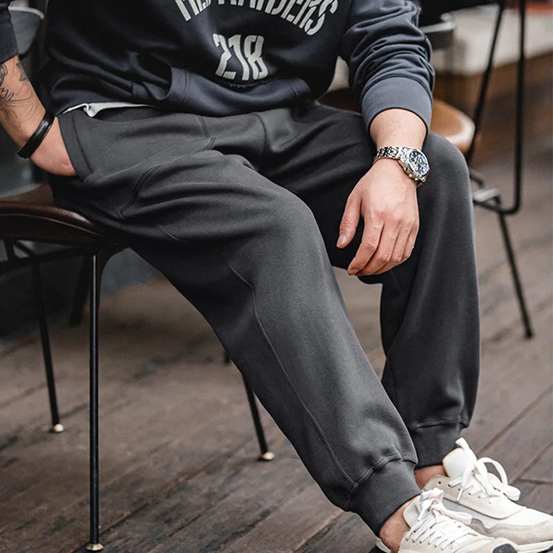 Maden Drawstring Knitted Tapered Sweatpants