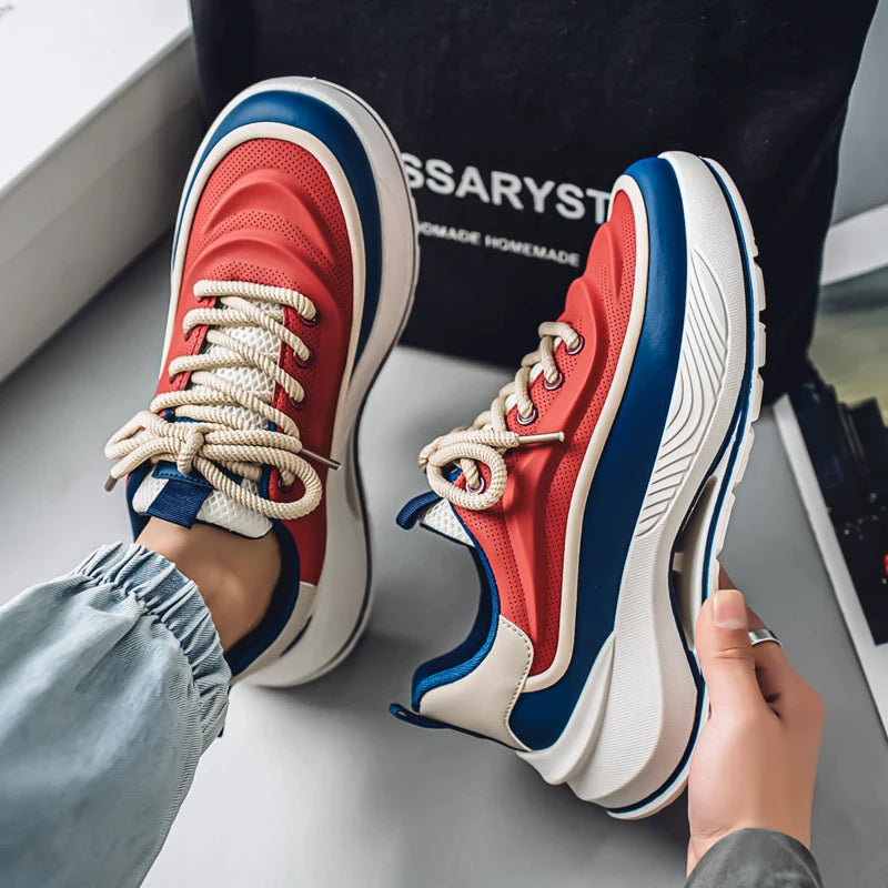 Summer Men's Running Shoes New Professional Carbon Plate Sports Training Shoes Outdoor Non-slip Shock-absorbing Tennis Shoes