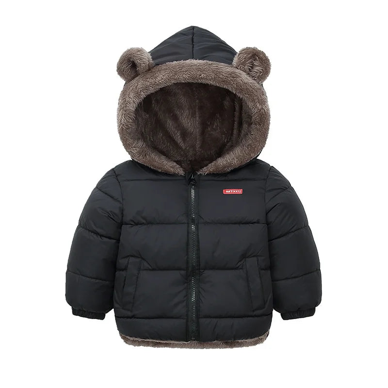 Velvet Fur Hoodie for Kids