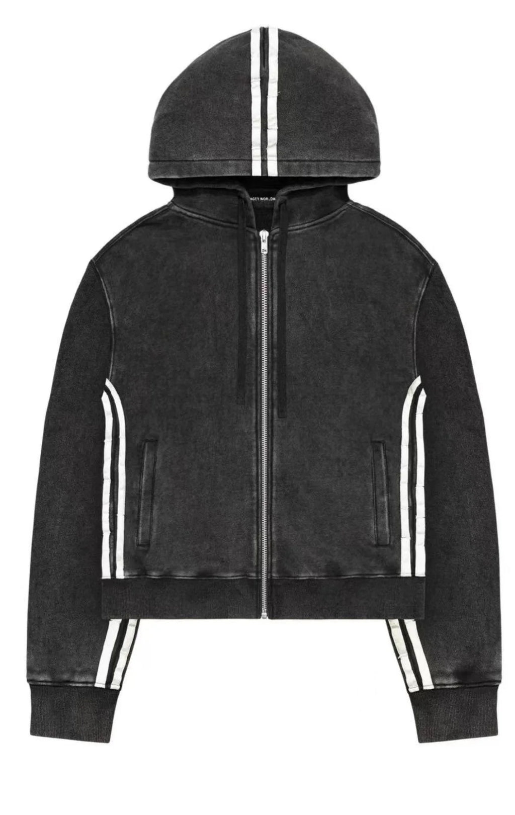 Punk Hip Hop Stripe Graphic Oversized Hoodie Sweatshirt