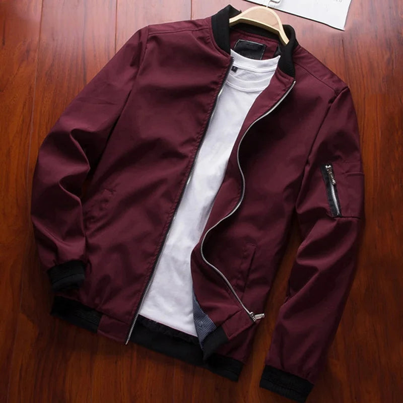 Long Sleeve Bomber baseball Jackets