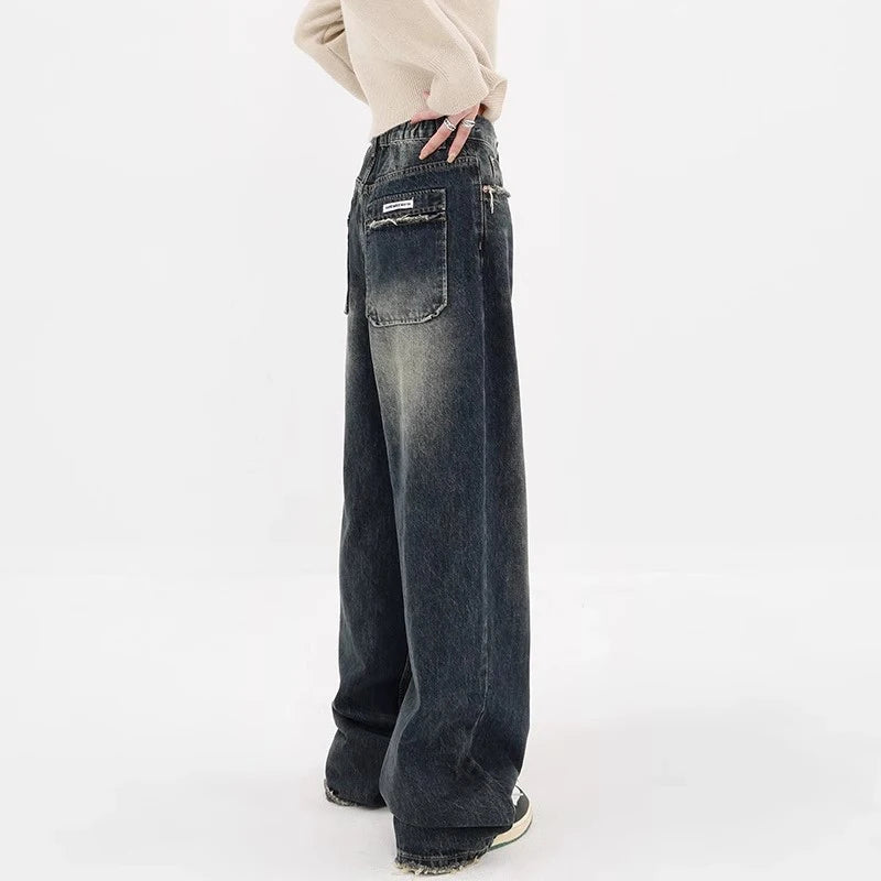 High Waisted Denim Pants