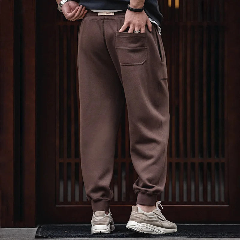 Maden Drawstring Knitted Tapered Sweatpants