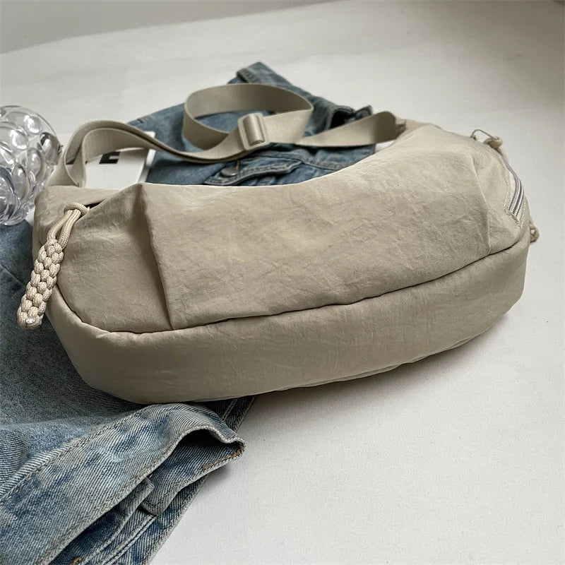 Nylon Fabric Shoulder Bag