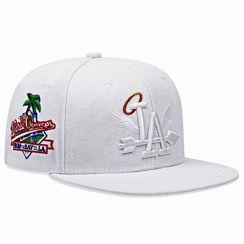 Los Angeles Snapback Hat Angel Wings